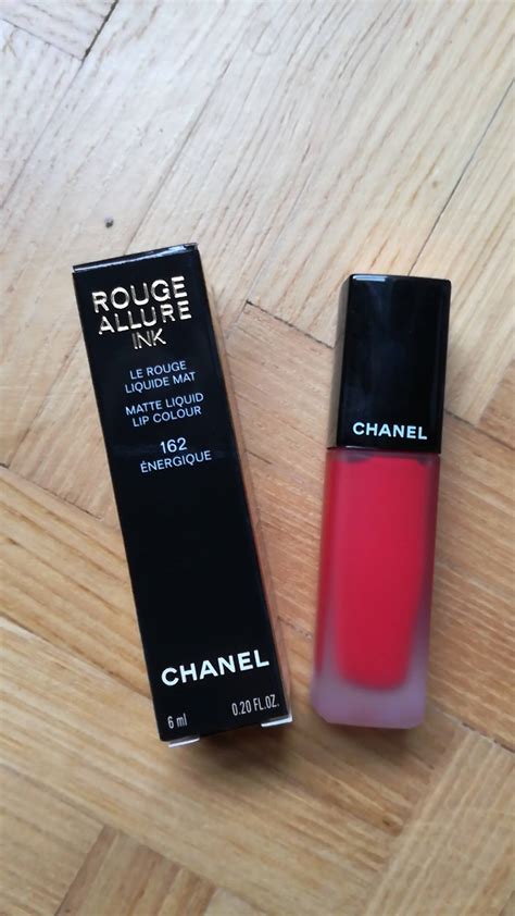 chanel rouge allure énergique ink 162|chanel experimente ink.